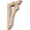 Ekena Millwork Westlake Traditional Smooth Bracket w/ Offset Brace, Douglas Fir, 5 1/2"W x 20"D x 32"H BKT0604X20X32WTL01SDF - alternate 1
